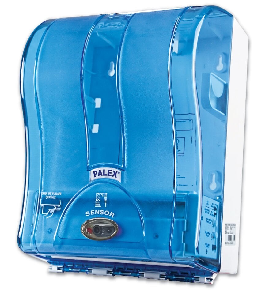 Prestij Otomatik Havlu Dispenseri Şeffaf Mavi