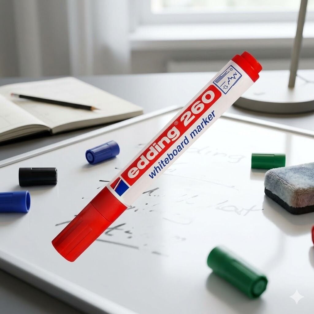 Edding 260 Kullanat Tahta Kalemi Kırmızı