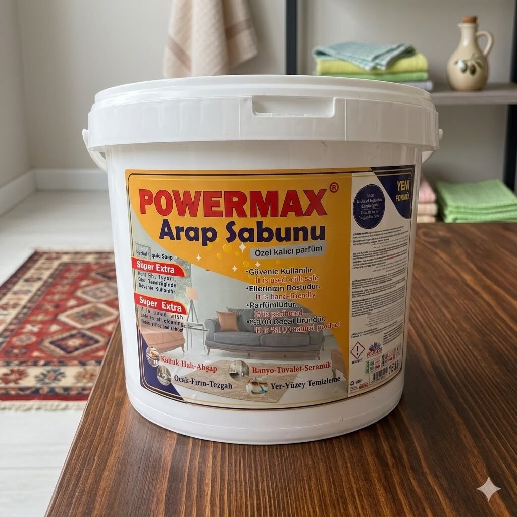 Powermax Kova Katı Arap Sabunu 15 Kg