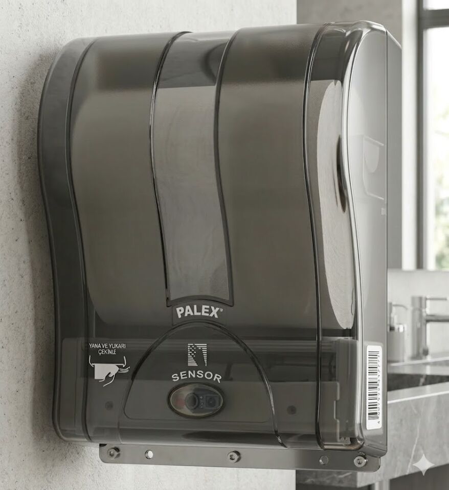 Prestij Otomatik Havlu Dispenseri Şeffaf Füme