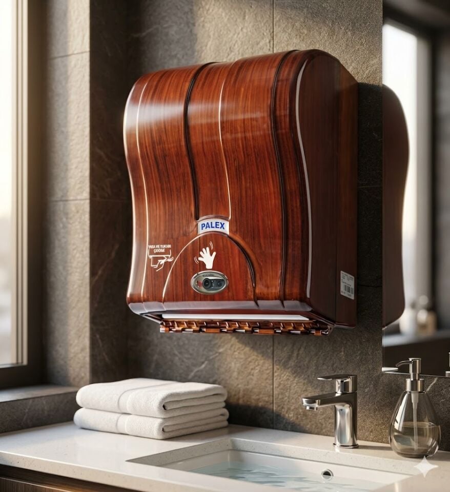 Prestij Otomatik Havlu Dispenseri Ahşap