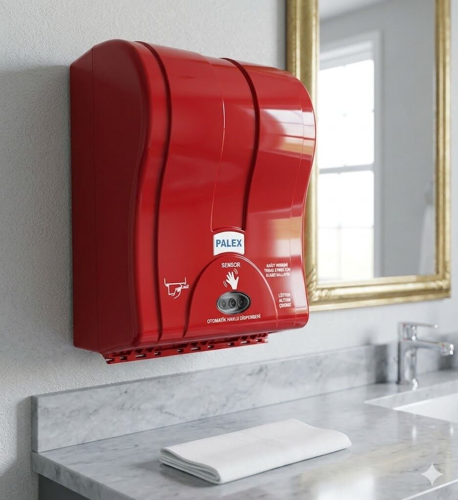 Prestij Otomatik Havlu Dispenseri Kırmızı