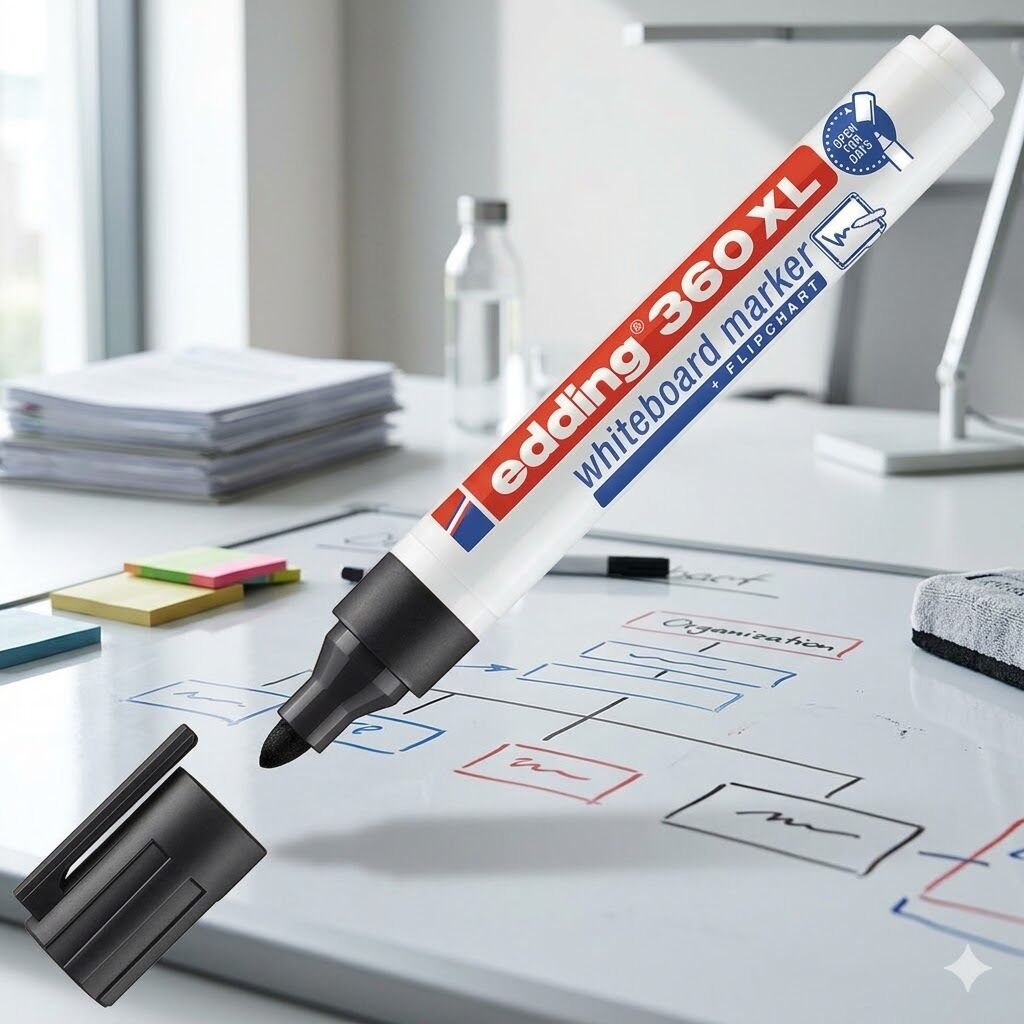 Edding 360Xl Siyah Tahta Kalemi