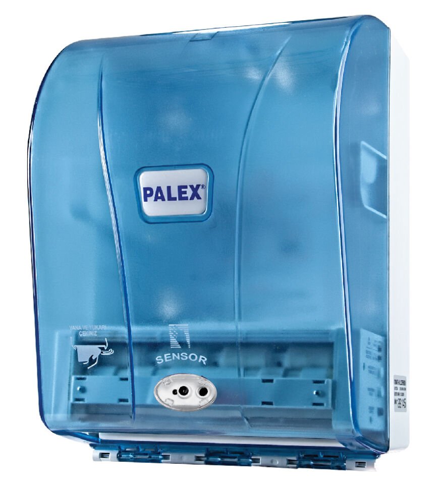 Otomatik Havlu Dispenseri Şeffaf Mavi