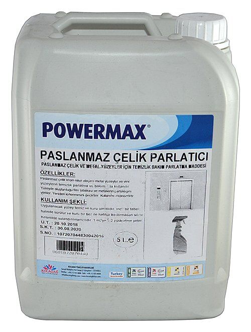 Powermax Aplus Metal Ve Çelik Parlatıcı Temizleyici 5 Kg