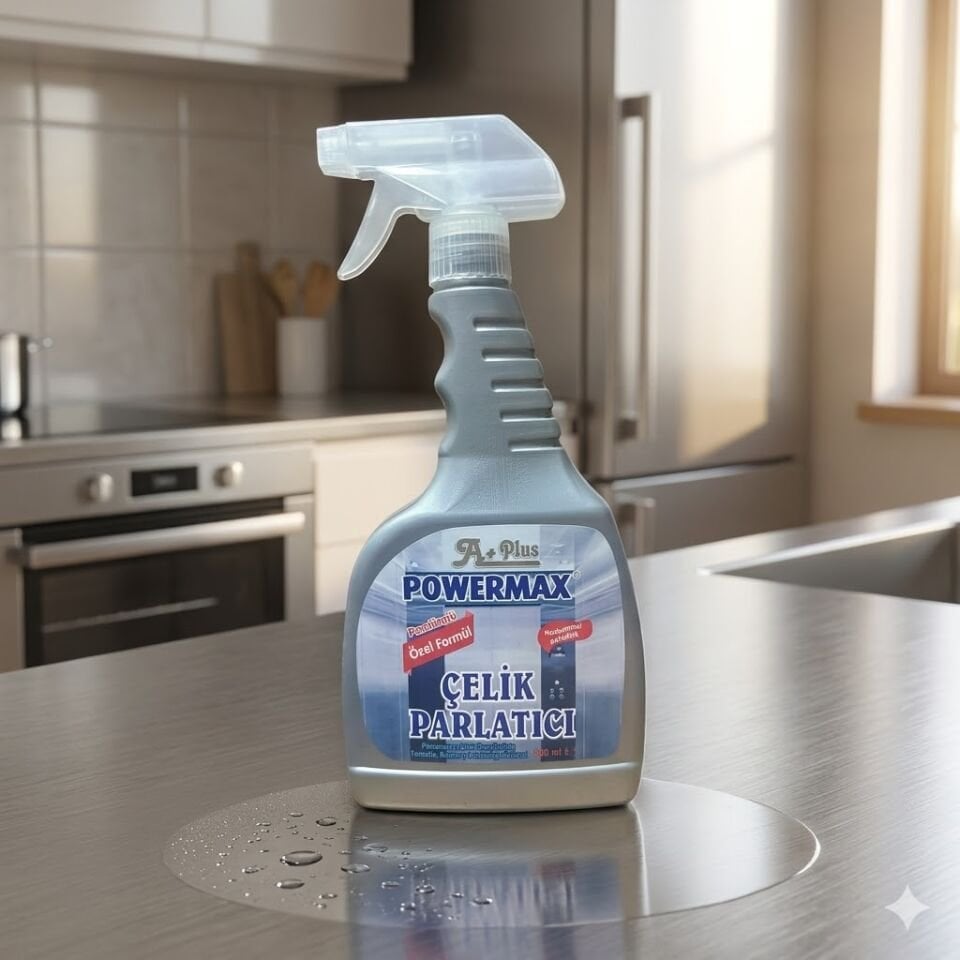 Powermax  Aplus Metal Ve Çelik Parlatıcı 600 Ml