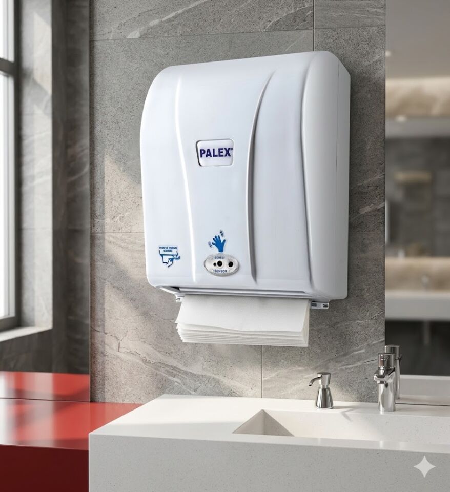 Otomatik Havlu Dispenseri Beyaz