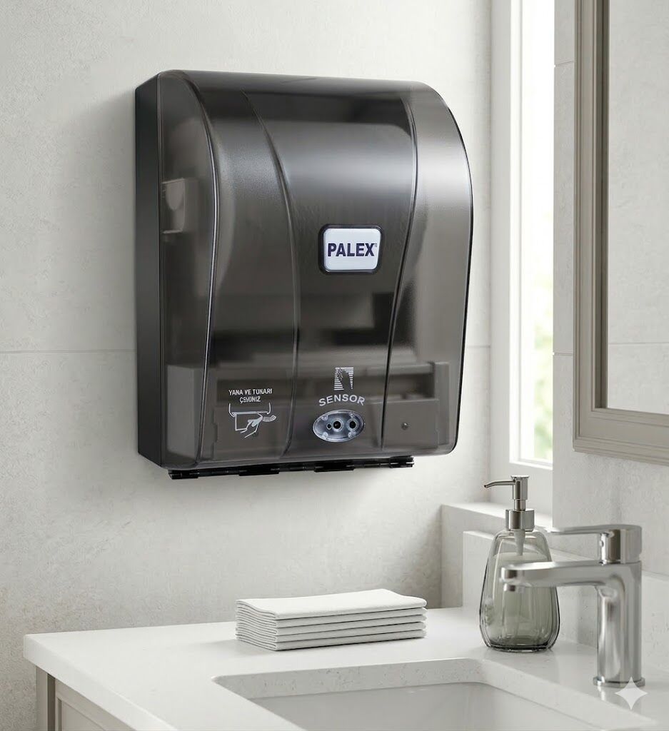 Otomatik Havlu Dispenseri Şeffaf Füme