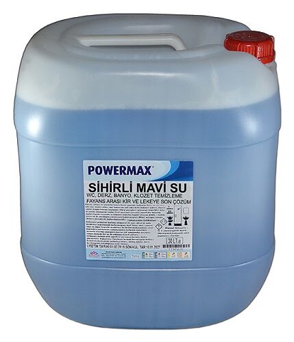 Powermax Sihirli Mavi Su Wc Banyo Fayans Derz Temizleme 30Kg