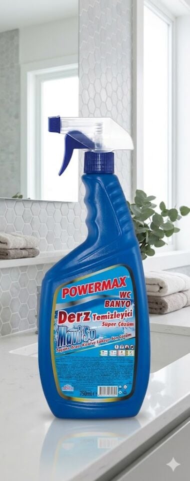 Powermax Banyo Ve Wc Fayans Derz Temizleme Sprey 750 Ml