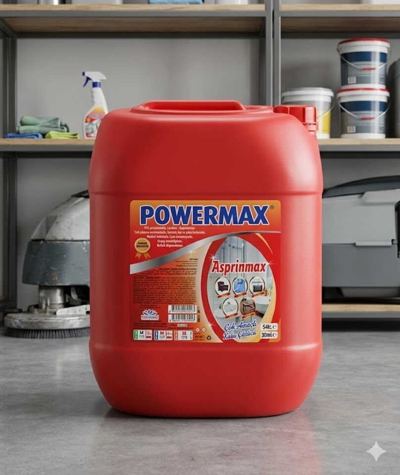 Powermax Aspirinmax Çok Amaçlı Leke Temizleyici 30 Kg