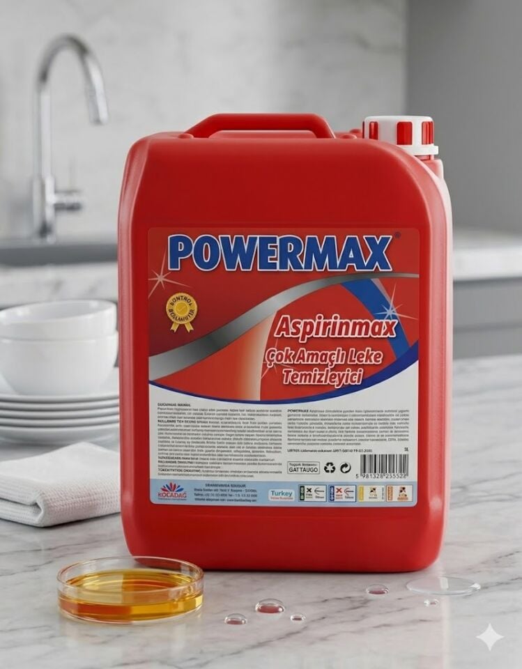 Powermax Aspirinmax Çok Amaçlı Leke Temizleyici 5 Kg