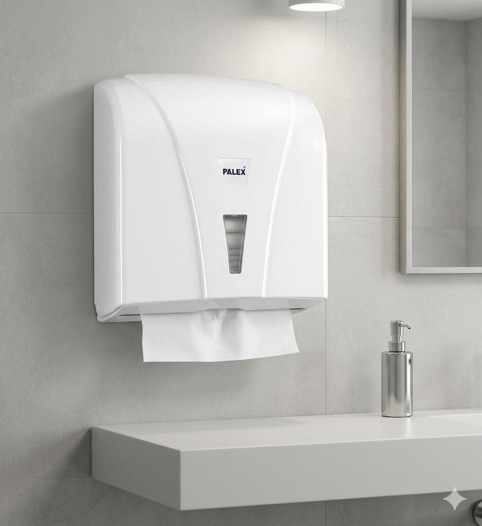 Z Katlı Kağıt Havlu Dispenseri Beyaz