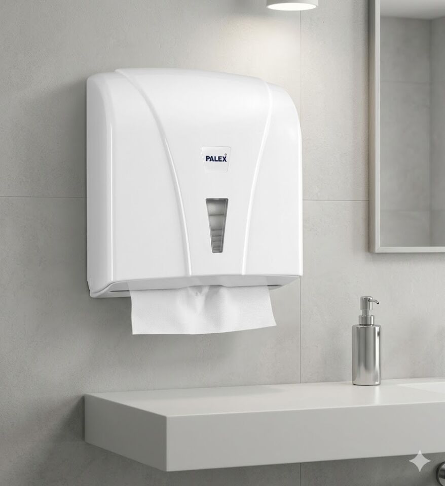 Z Katlı Kağıt Havlu Dispenseri Beyaz