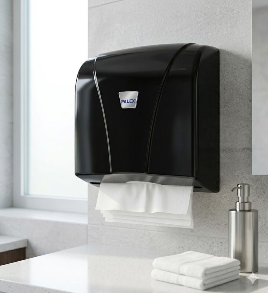 Z Katlı Kağıt Havlu Dispenseri Siyah