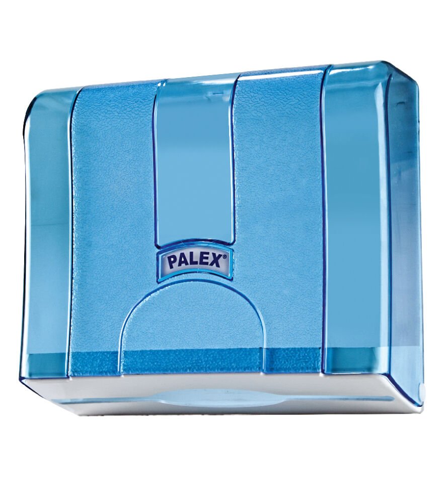 Standart Z Katlı Kağıt Havlu Dispenseri Şeffaf Mavi