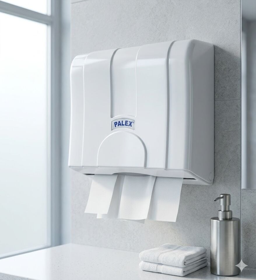 Standart Z Katlı Kağıt Havlu Dispenseri Beyaz