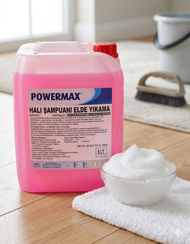 Powermax Halı Şampuanı Elde Yıkama 5 Kg