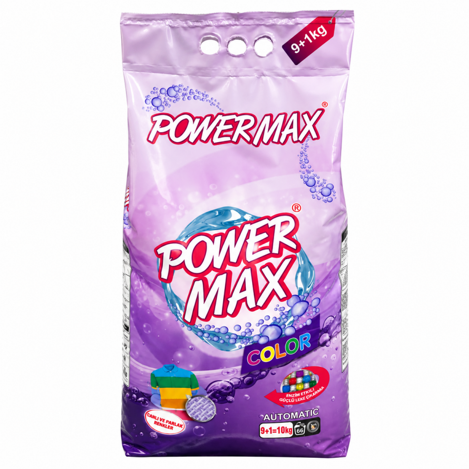 Powermax Toz Deterjan Renkli 10 Kg
