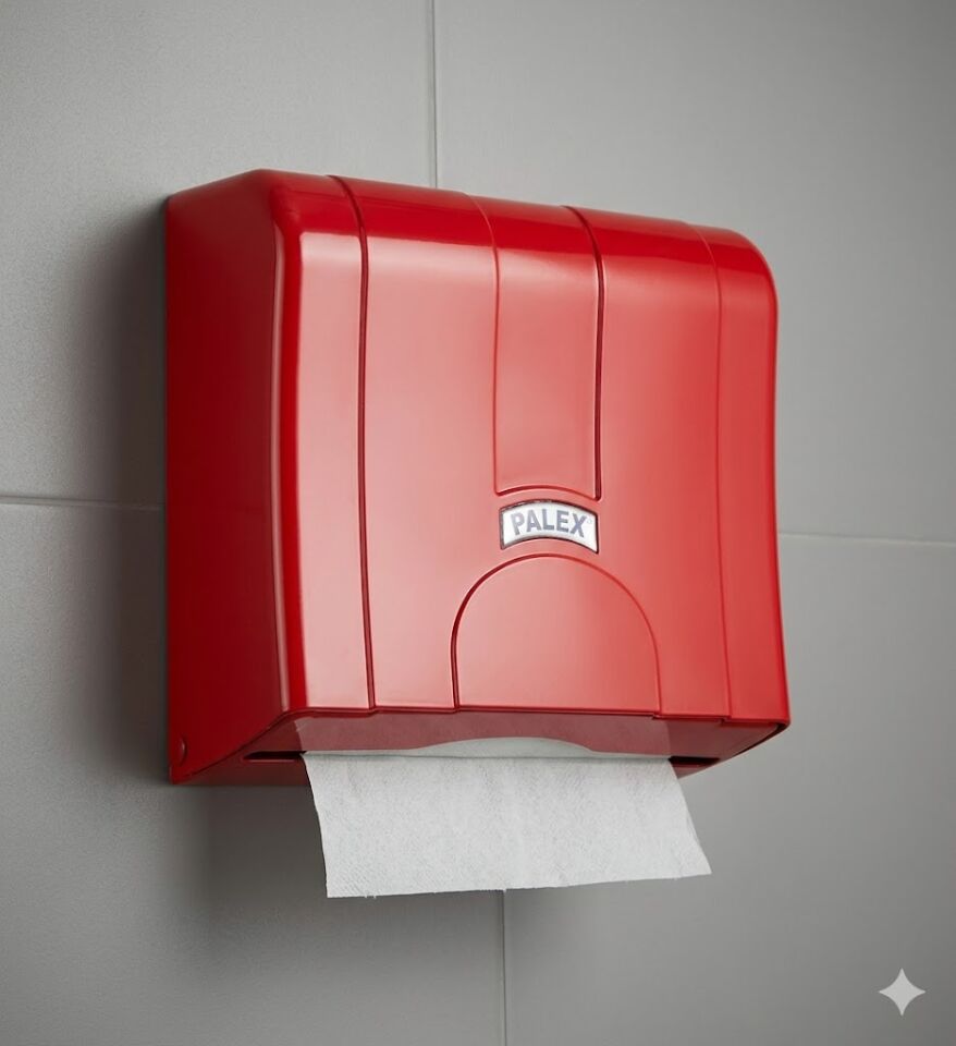 Standart Z Katlı Kağıt Havlu Dispenseri Kırmızı