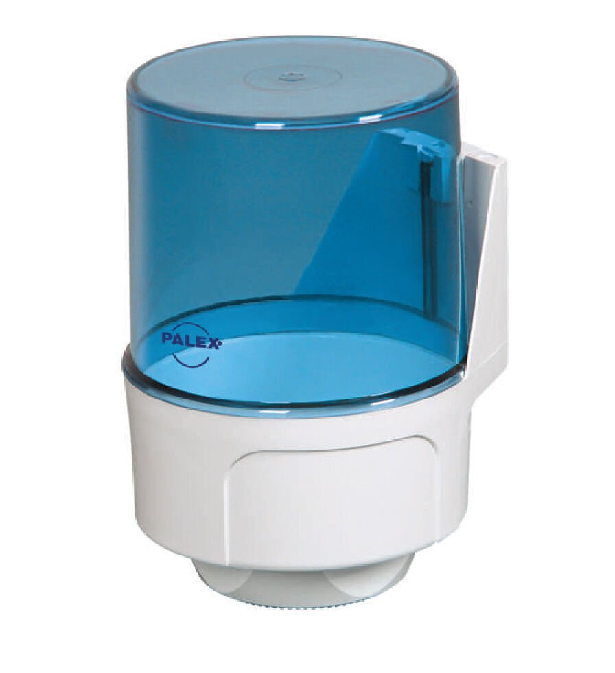 İçten Çekme Kağıt Havlu Dispenseri Şeffaf Mavi