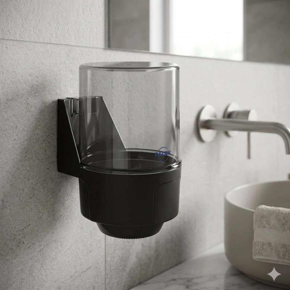 İçten Çekme Kağıt Havlu Dispenseri Şeffaf Füme