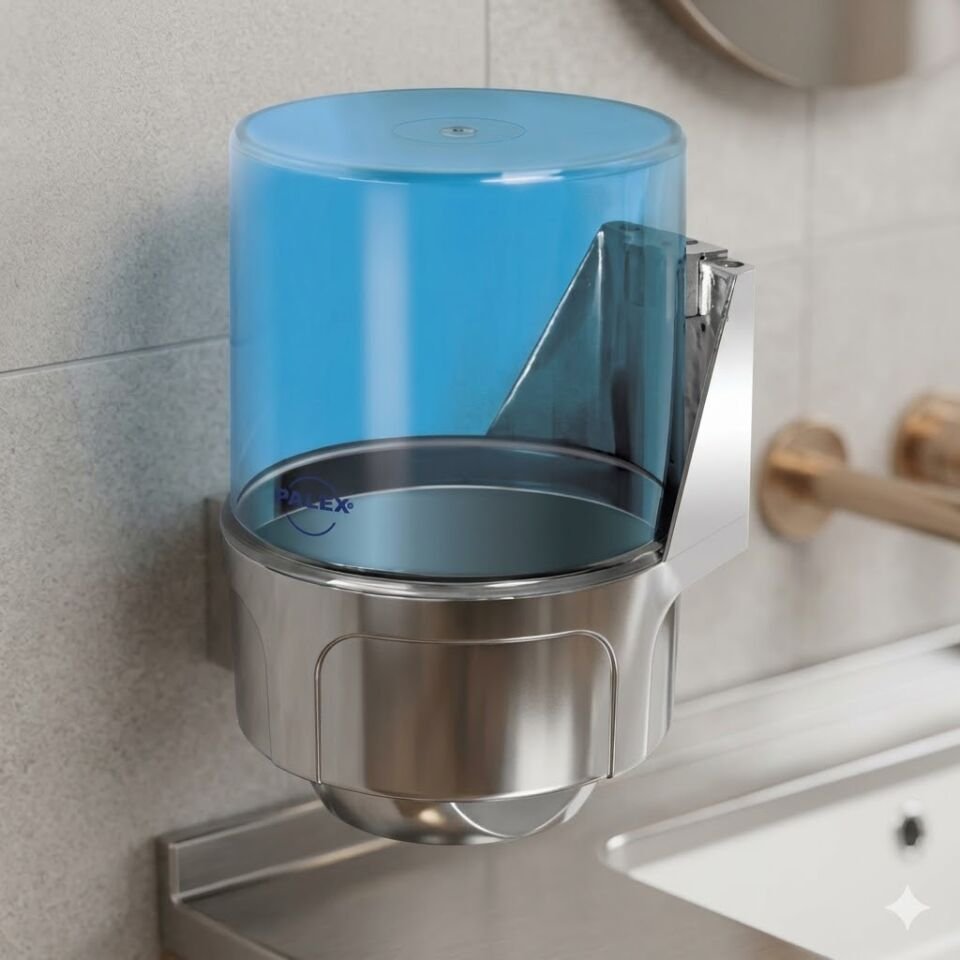 İçten Çekme Kağıt Havlu Dispenseri Krom Kaplama