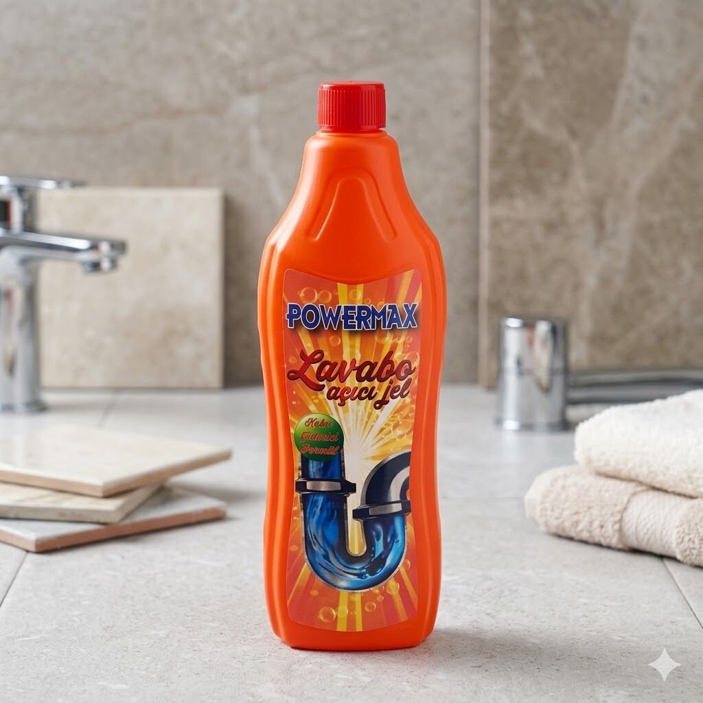 Powermax Lavabo Açıcı Jel 1000 Ml