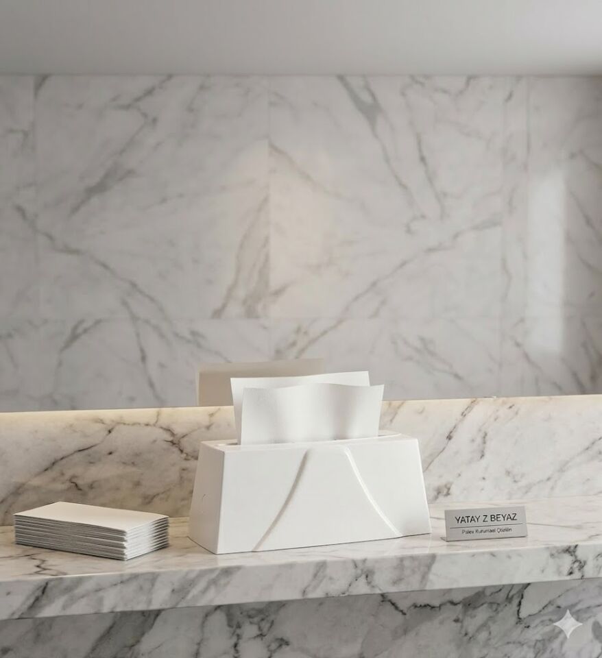 Yatay Z Havlu Dispenseri Beyaz