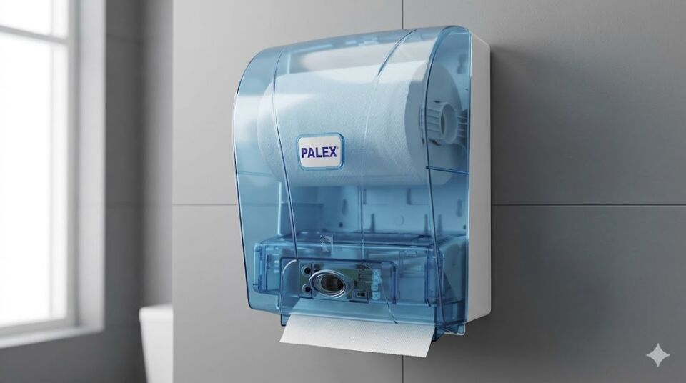 Still Otomatik Havlu Dispenseri Şeffaf Mavi