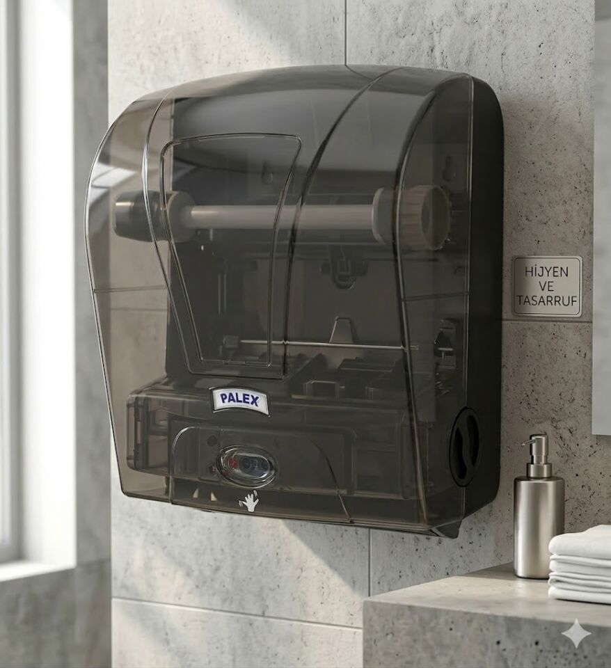 Still Otomatik Havlu Dispenseri Şeffaf Füme