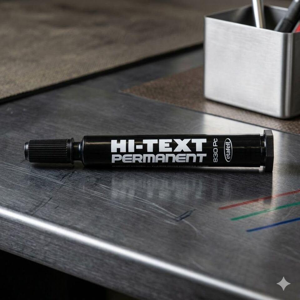 Hitex Marker Kesik Uç Çuval Kalemi Siyah