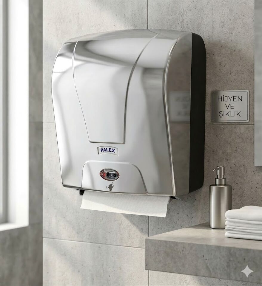 Still Otomatik Havlu Dispenseri Krom Kaplama