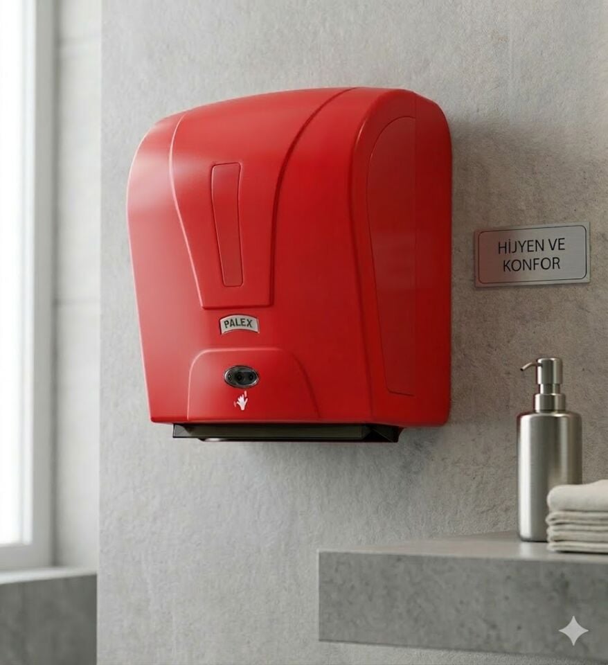 Still Otomatik Havlu Dispenseri Kırmızı