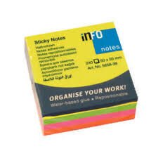 Info Notes 50*50 Mini Küp Postit