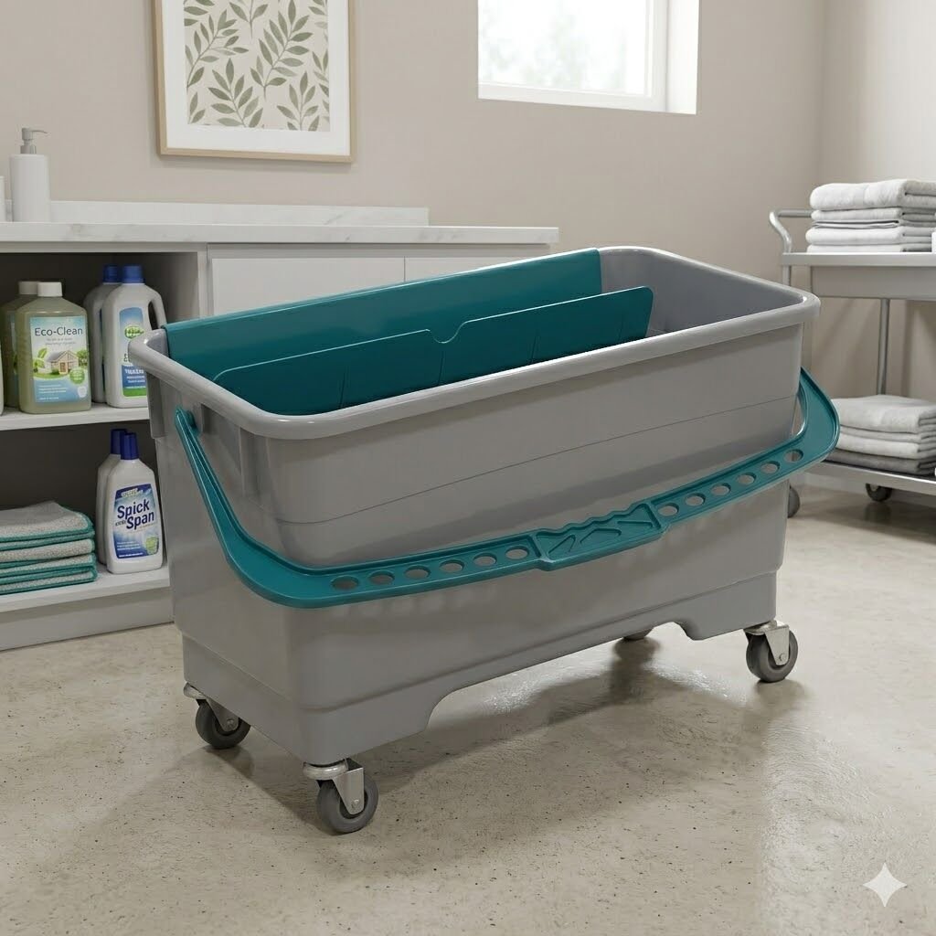 Camcı Kovası Metal Tekerlekli 20 Lt