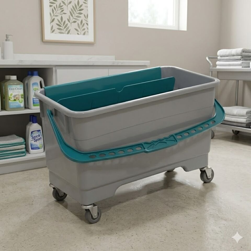 Camcı Kovası Metal Tekerlekli 20 Lt