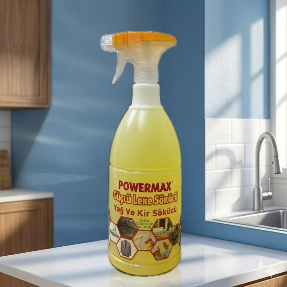 Powermax Güçlü Leke Sökücü Sarı Güç 1000 Ml