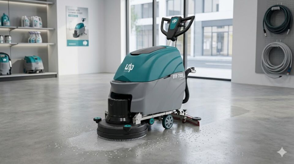 Elektrikli Zemin Yıkama Makinesi (30+30 Lt.)