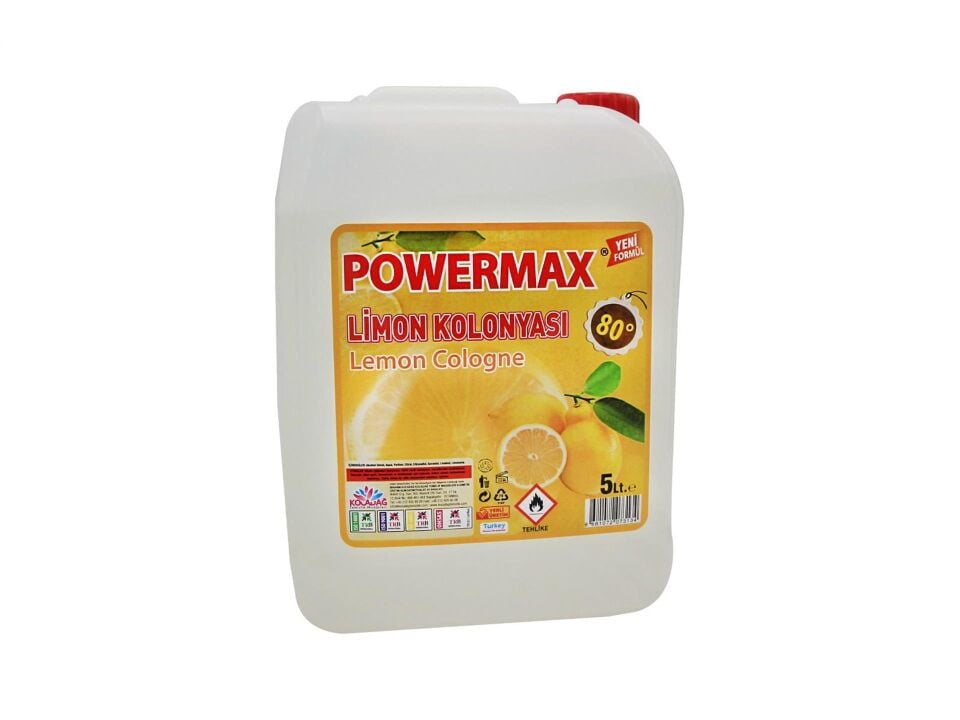 Powermax Limon Kolonyası 80 Cc 5 Litre