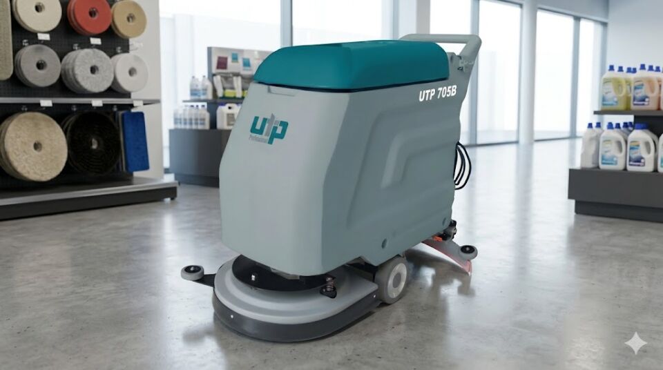 Batarya İle Çalışan Zemin Yıkama Ve Kurutma Makinesi