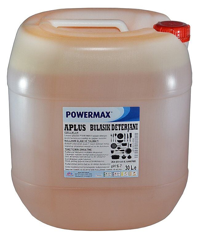Aplus Powermax Bulaşık Deterjanı 30 Kg