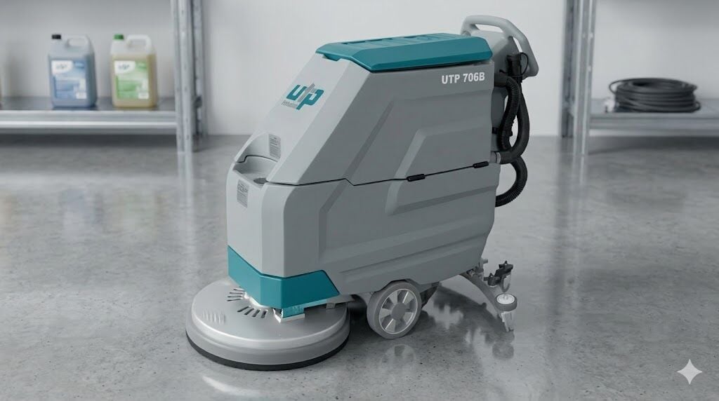 Batarya İle Çalışan Zemin Yıkama Ve Kurutma Makinesi