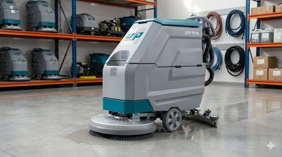 Batarya İle Çalışan Otomatik Zemin Yıkama Ve Kurutma Makinesi