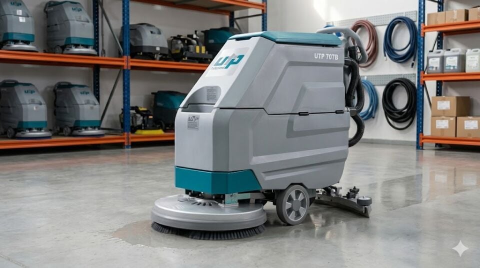 Batarya İle Çalışan Otomatik Zemin Yıkama Ve Kurutma Makinesi