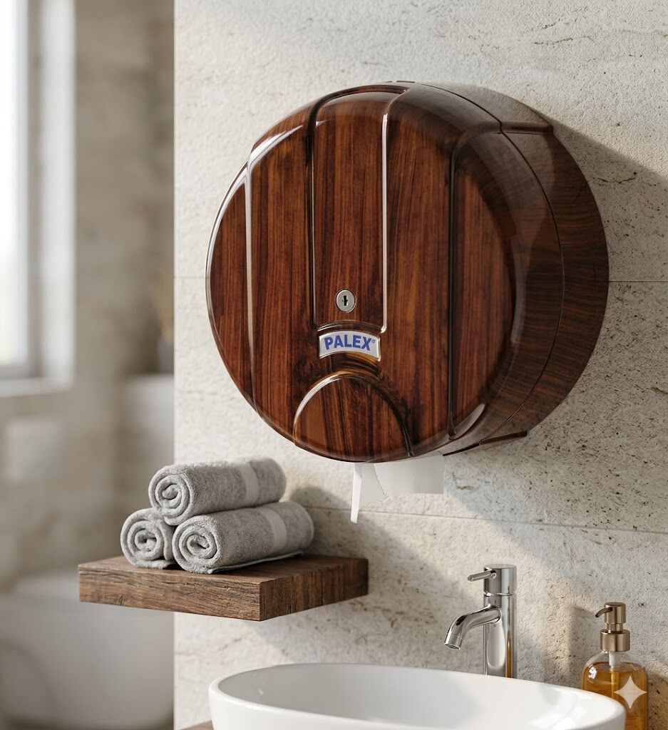 Pratik Tuvalet Kağıdı Dispenseri Ahşap