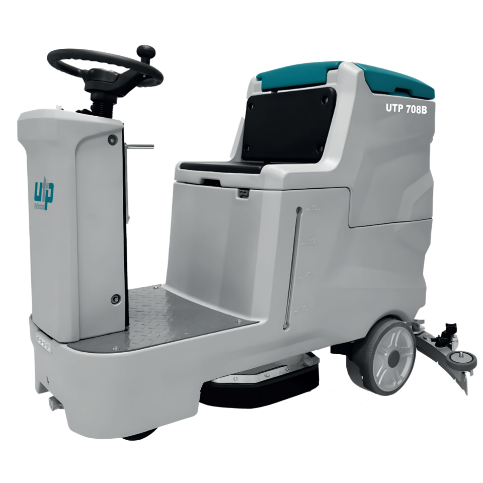 Batarya İle Çalışan Binicili Zemin Yıkama Ve Kurutma Makinesi