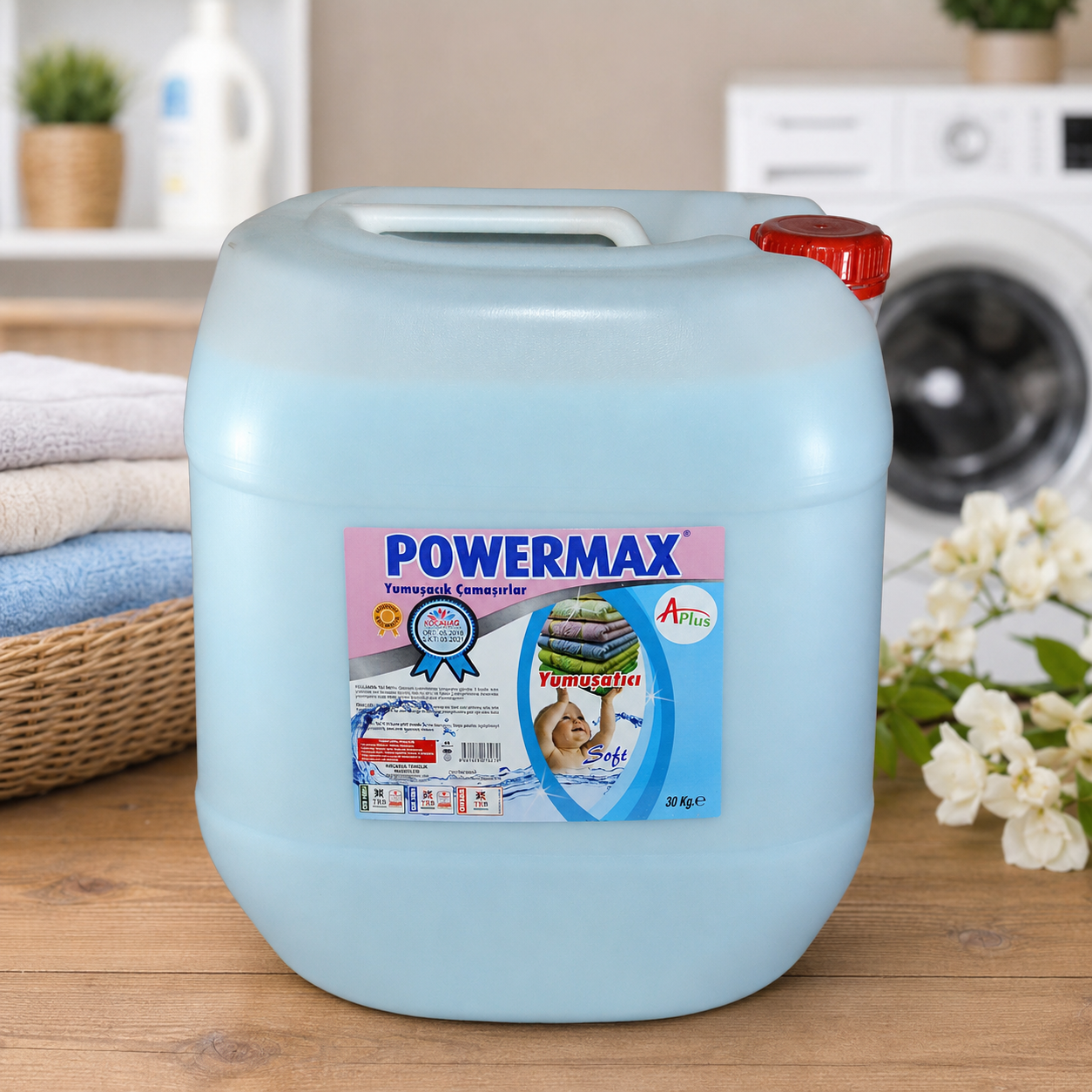 Aplus Powermax Çamaşır Yumuşatıcı Komşu Çatlatan 30 Kg