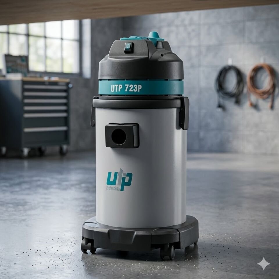 Sanayi Tipi Tek Motorlu Süpürge Plastik Gövde - 32 Lt.