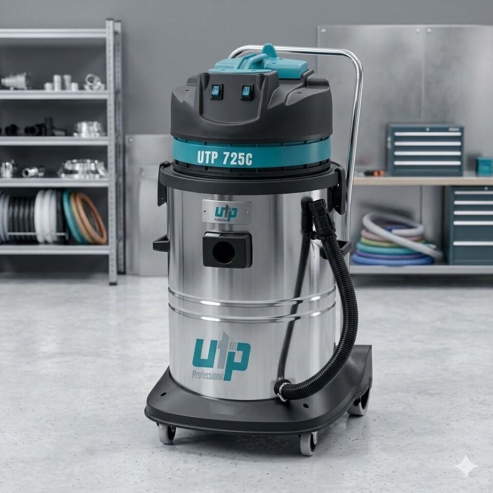 Sanayi Tipi İki Motorlu Süpürge Inox Gövde – 72 Lt.